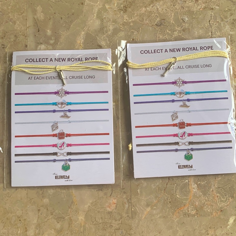 EFFY royal rope bracelet - champagne flutes bridal party - multiples available